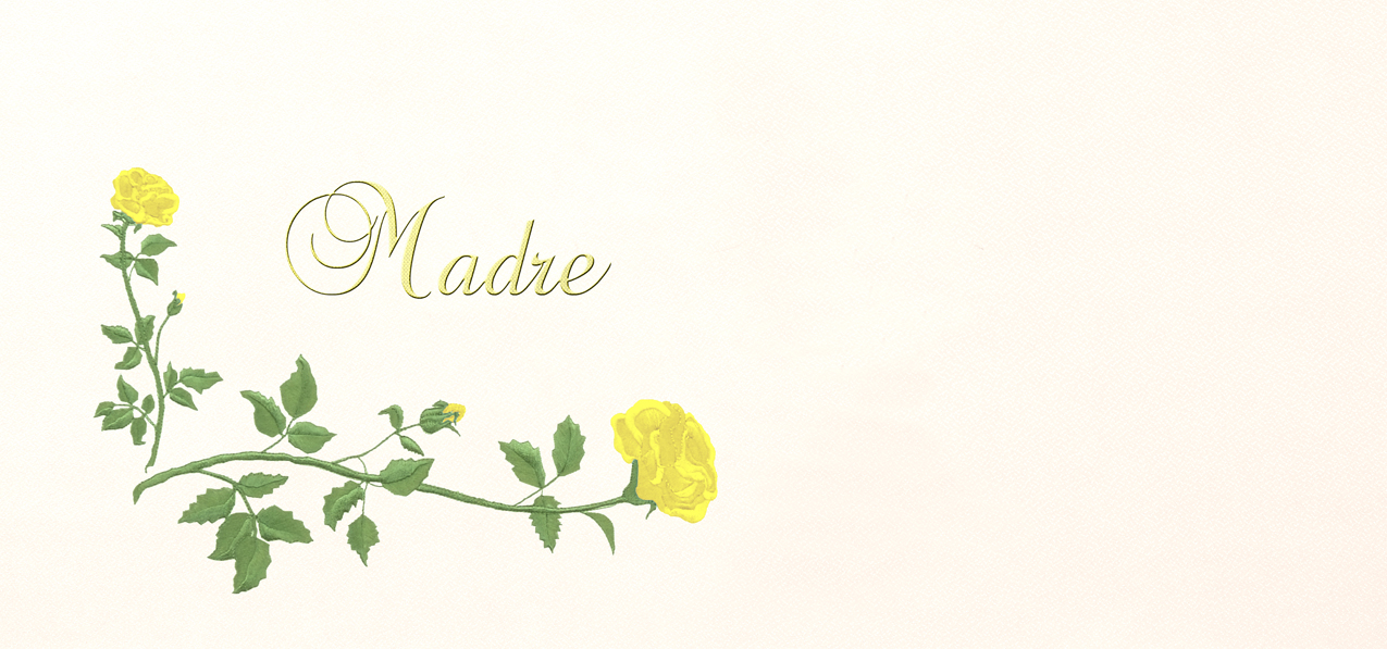 Corner Rose Madre Yellow Rosetan Faux